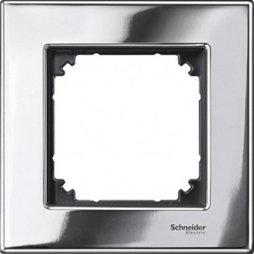 Рамка универсальная Schneider Electric Merten M-Elegance 1-м. металл хром  картинка